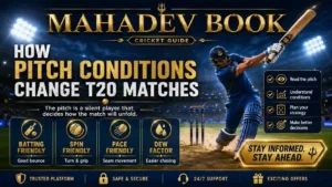 Mahadev Book Cricket Guide: How Pitch Conditions Change a T20 Match